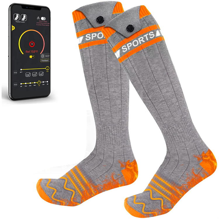 Heated Socks for Women Men Electric Heated Rechargeable Heating Socks APP Control Thermal Socks for Hunting Skiing Camping