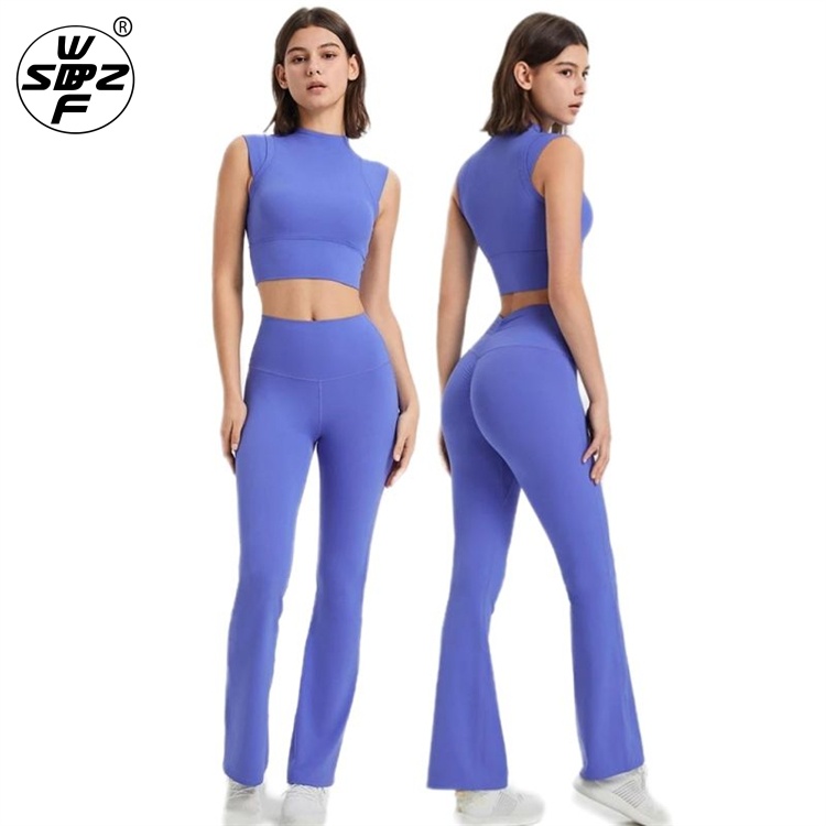 Sports Bras Fitness Workout Set Top Workout Sports Pants Leggings Custom Yoga Sets for Women