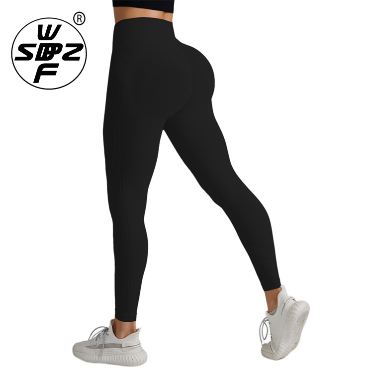 High-waisted Peach Buttock Runnings Training Fitness Yoga Pants Custom High Quality Sportswear