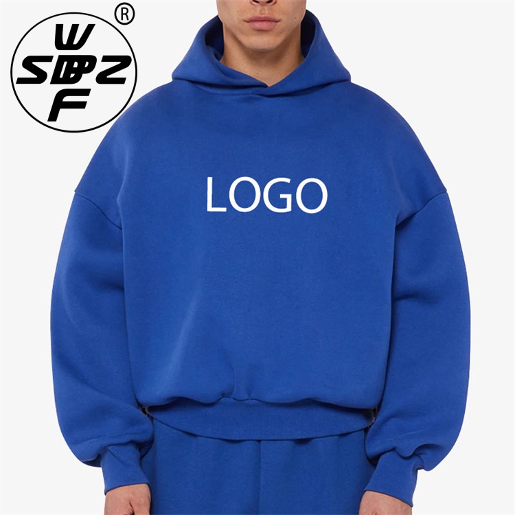 Heavyweight Drop Shoulder Hoodie Sport Wear Pullover Hoodies For Men Custom Hoodies For Man