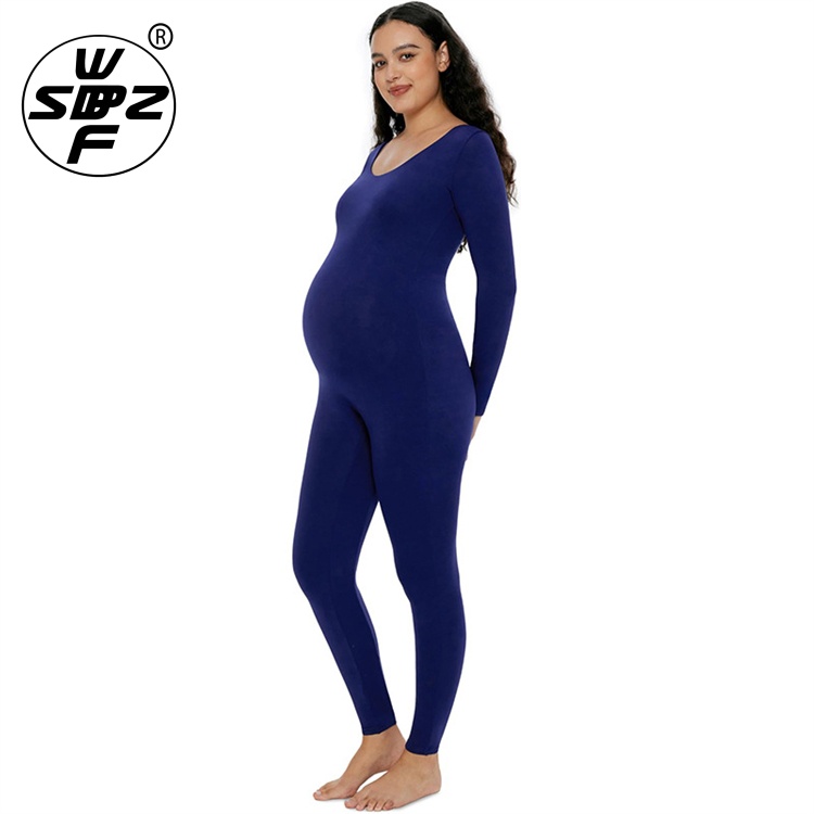 Fitness Seamless Maternity Yoga Bodysuit Custom Plus Size Pregnant Clothes