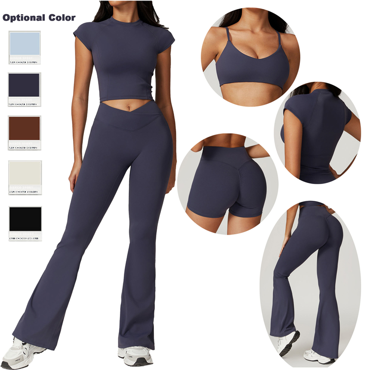 Sistemas de alta calidad del Activewear del entrenamiento de la aptitud del diseño para la ropa sostenible de encargo del entrenamiento de las mujeres